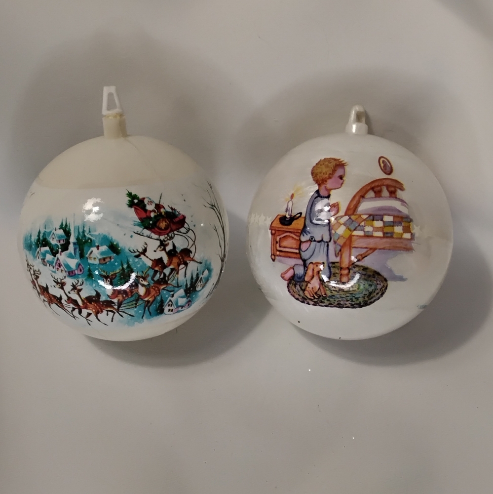Hand-Painted Holiday Ornaments - Holiday Scene Designs